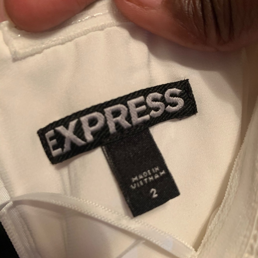 🚫SOLD🚫Express White Strapless Jumpsuit - Picture 8 of 8